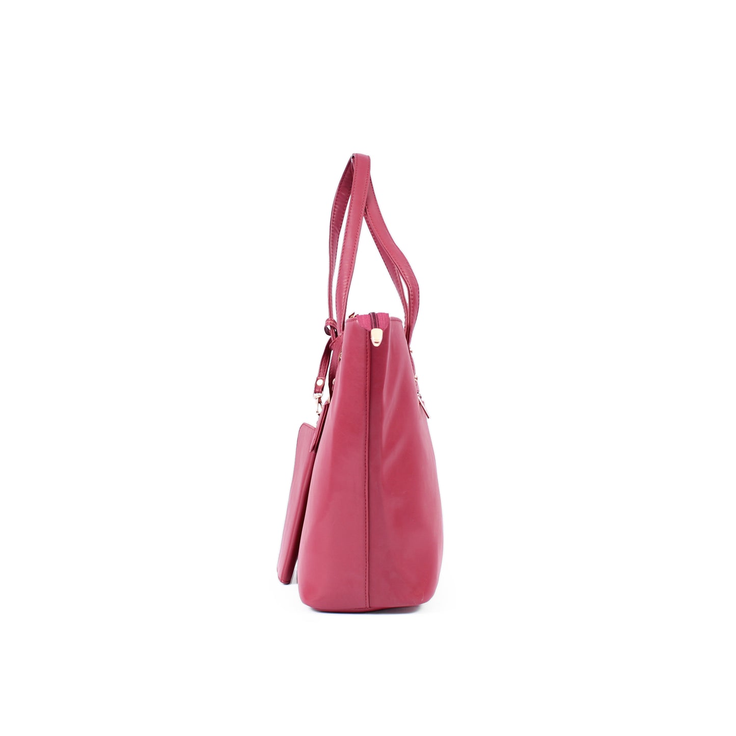 The Working Girl Tote (Burgundy Red)