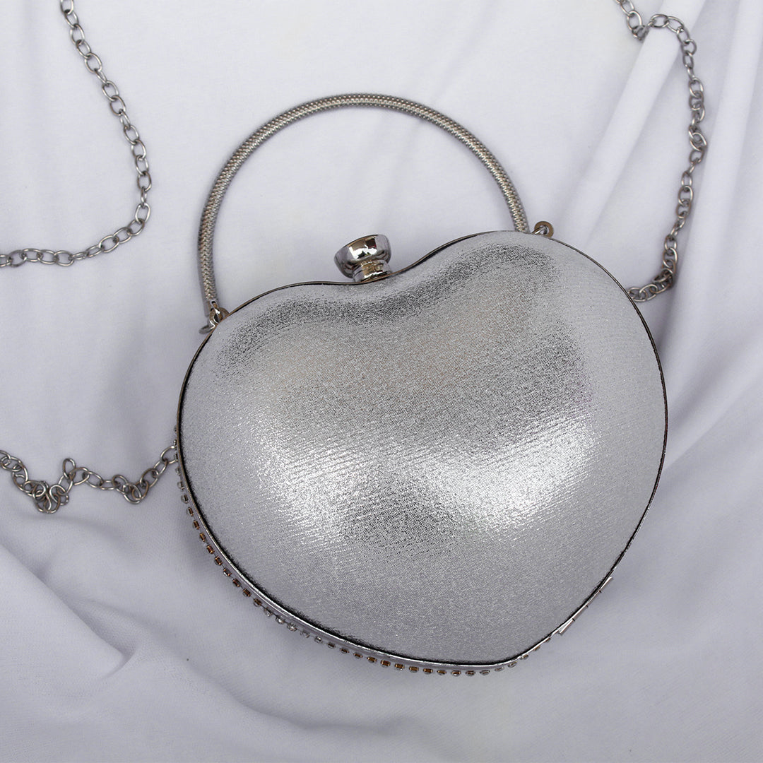 Let's Party Sweetheart Clutch (Silver)